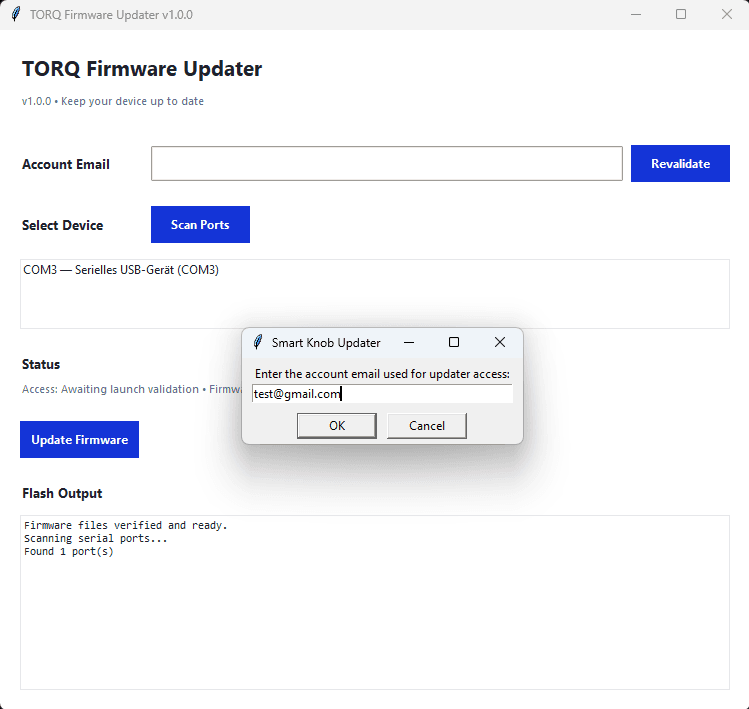 TORQ updater step 1